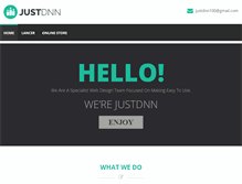 Tablet Screenshot of justdnn.com